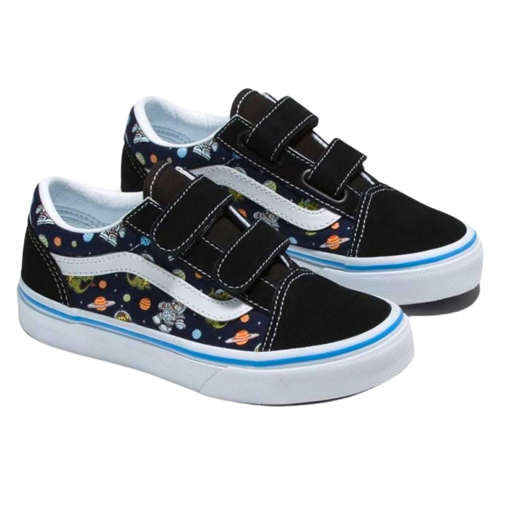 VANS toddler suede space glow in the dark